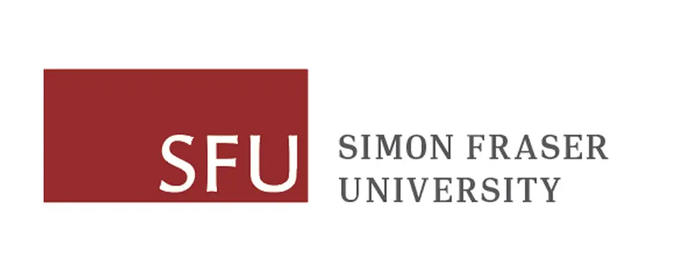 Logo of Simon Fraser University demonstrating our partnership with them.