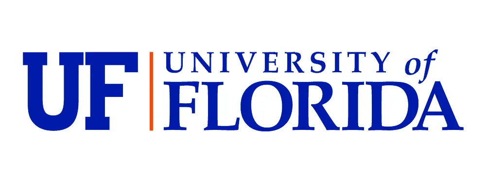 Logo of University of Florida demonstrating our partnership with them.